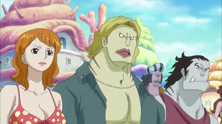 One Piece (1999 S15E29 Fishman Island is Shaking! The Landing of a Tenryubito Koten Gars