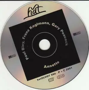 Paul Bley, Franz Koglmann, Gary Peacock - Annette (1992) {hatOLOGY 564 rel 2001}