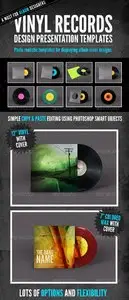 GraphicRiver Vinyl Record Album Mock-Ups