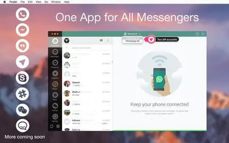 One Chat All in one Messenger 3.7 Mac OS X