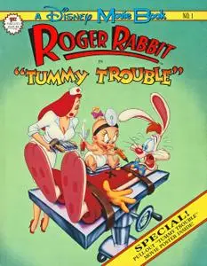 Disney Movie Book 001 Roger Rabbit in Tummy Trouble 1989