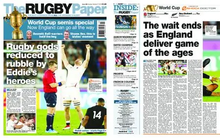 The Rugby Paper – October 27, 2019