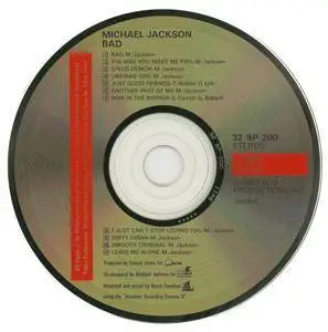 Michael Jackson - Bad (1987) [Japan, 1st Press]