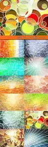 Abstract mosaic background vector