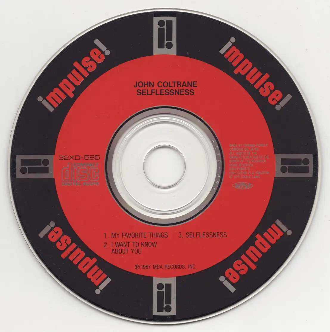 John Coltrane - Selflessness featuring My Favorite Things (1969 ...