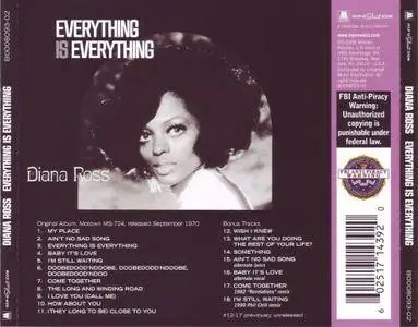 Diana Ross - Everything Is Everything (1970) [2008, Remastered & Expanded Edition]