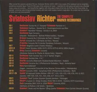 Sviatoslav Richter - The Complete Warner Recordings: Box Set 24CDs (2016)