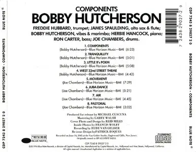 Bobby Hutcherson - Components (1965) [Remastered 1994]
