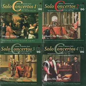 Johann Sebastian Bach - Musica Alta Ripa - Solo Concertos Vol. 1-4 (1996-1999, MDG # 309 0681/4-2) [combined RE-UP]