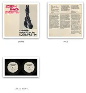 Lessing Greither Backes - Joseph Haydn / Trio-Divertimenti ‎(1977) DE 1st Pressing - LP/FLAC In 24bit/96kHz