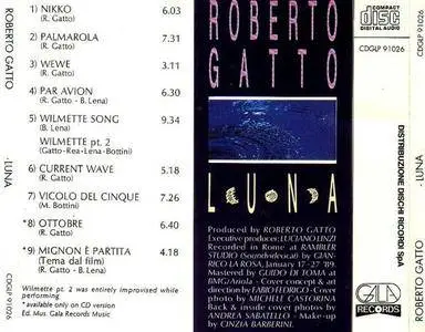 Roberto Gatto - Luna (1989) {Gala}