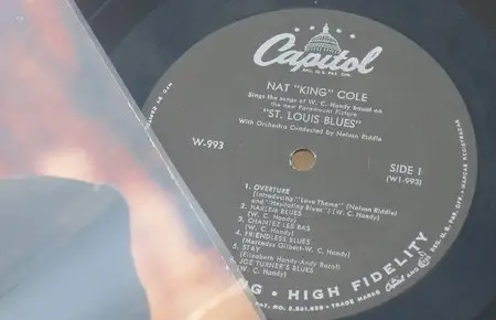 Nat King Cole - St Louis Blues (1958) [VINYL] - Orig press MONO - 24-bit/96kHz plus CD-compatible format