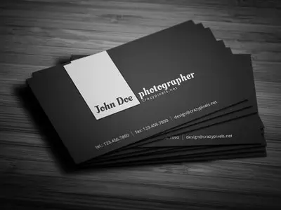 Photographer Business Card 3 Template