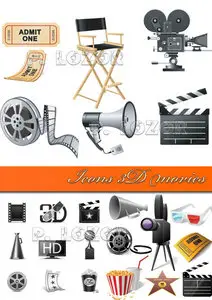 Icons 3D movies