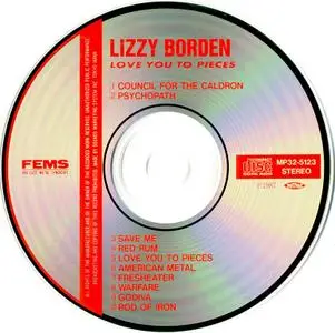 Lizzy Borden - Love You To Pieces (1985) {1987, Japan 1st Press}