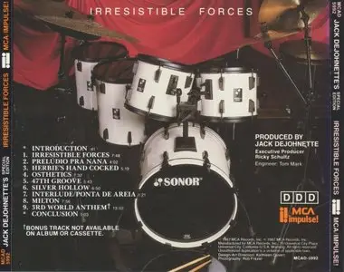 Jack DeJohnette's Special Edition - Irresistible Forces (1987) {MCA}