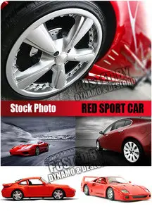 UHQ Stock Photo - Red Sport Car