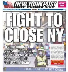 New York Post - March 29, 2020