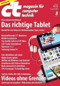 c't magazin 08/2013 (25.03.2013)
