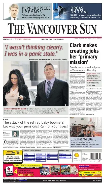 The Vancouver Sun - (20.09.2011)