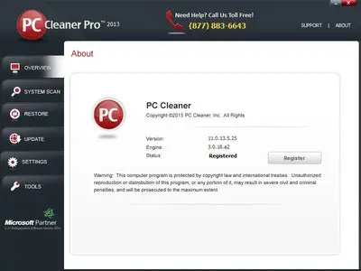 PC Cleaner Pro 2013 11.0.13.5.25