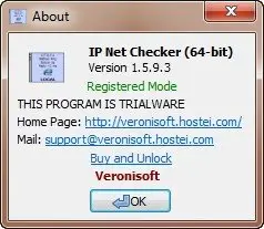 Veronisoft IP Net Checker 1.5.9.3 (x86/x64)