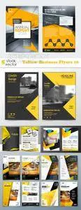 Vectors - Yellow Business Flyers 10