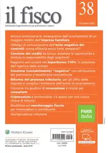 il fisco N.38 - 10 Ottobre 2022