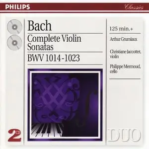 J.S.Bach - Complete Violin Sonatas BWV 1014-1023, A.Grimiaux, C.Jaccottet, P.Mermoud