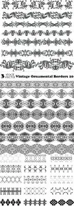 Vectors - Vintage Ornamental Borders 20