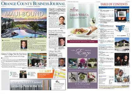 Orange County Business Journal – July 16, 2018