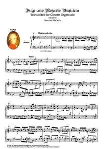 FUGE aus Mozart  Requiem Transcribed for Concert Organ solo