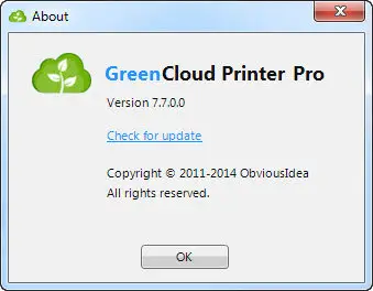 GreenCloud Printer Pro 7.7.0.0