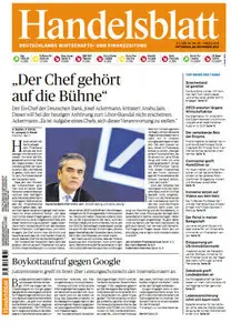 Das Handelsblatt vom 28 November 2012