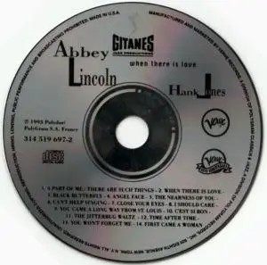 Abbey Lincoln / Hank Jones - When There Is Love (1993) {Verve}