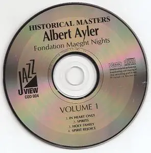 Albert Ayler - Fondation Maeght Nights, Volume 1 (1970) {Jazz View COD 004}