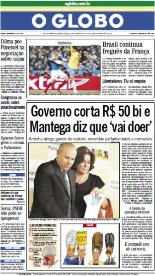 Jornal O Globo  - 10 de fevereiro de 2011