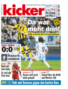 Kicker Magazin No 29 vom 04. April 2013
