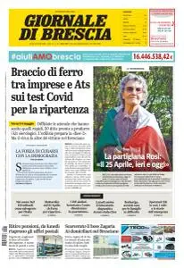 Giornale di Brescia - 25 Aprile 2020