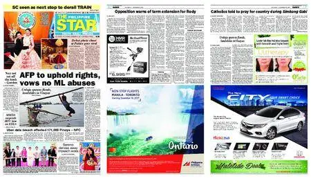 The Philippine Star – Disyembre 16, 2017