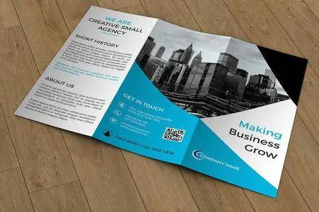 CreativeMarket - Trifold Business Brochure-V422