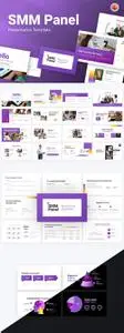 SMM Panel Business Marketing PowerPoint Template