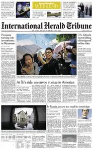 International Herald Tribune Asia from Saturday, 08. June 2013