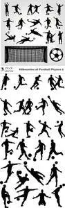 Vectors - Silhouettes of Football Players 5