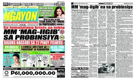 Pilipino Star Ngayon – Hunyo 26, 2019