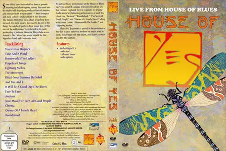 Yes - House Of Yes: Live From House Of Blues (2000) [2CD + DVD]