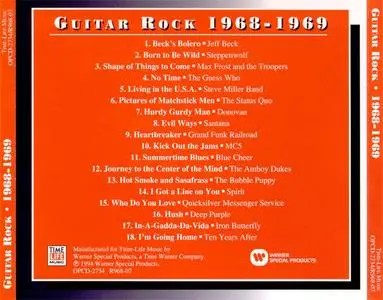 VA - Guitar Rock 1968-1969 (1994) {Time-Life Music/Warner Special Products}
