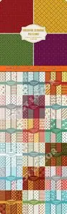 2016 Merry Christmas and Happy New Year seamless backgrounds vector