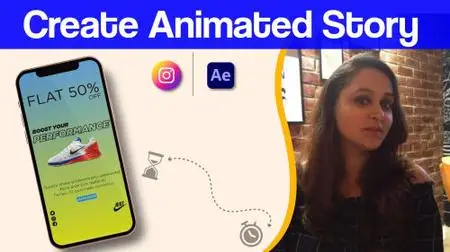 Create an animated instagram story using After Effects