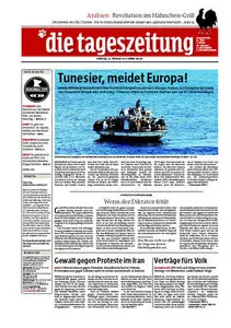 Tageszeitung TAZ vom 15 Februar 2011